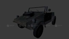 桶车 - Kubelwagen 3D model-22