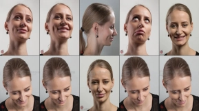 女性伊万娜人体面部表情参考素材 Female_Ivana human face expression reference