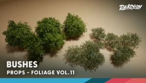 【UE】灌木丛 - 植物素材第 11 卷 - 灌木丛（支持 Nanite 技术及低多边形版本）Foliage VOL.11 - Bushes (Nanite and Low Poly)