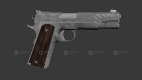 柯尔特手枪 - Colt 3D model-24