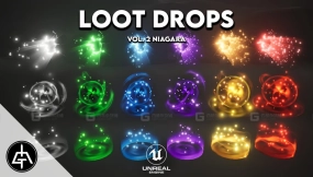 【UE5.0】战利品掉落 Vol.2 - Niagara  Loot Drops Vol.2 - Niagara