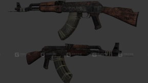AK-47突击步枪-Ak47 3D model