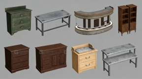 30+桌子模型合集vol.1 Desk model pack vol.1