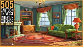 505卡通风格化室内外场景  505 cartoon universe interior & exterior