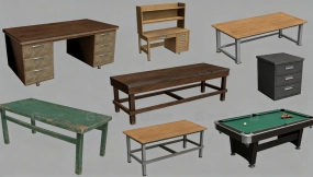 30+桌子模型合集vol.2 Desk model pack vol.2