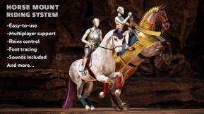 【UE】完整的骑马系统可骑乘的坐骑  Complete Horse Riding System Rideable Mount