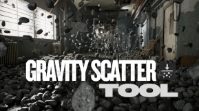 【UE】重力散射工具  Gravity Scatter Tool