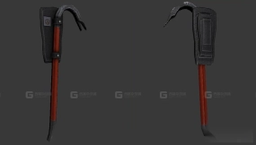 撬棍 3D模型-9 - Crowbar 3D model-9