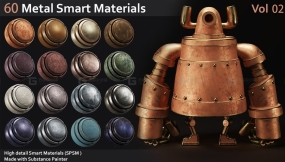 60种金属智能材质球 60 Metal Smart Materials