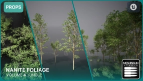 【UE】Nanite植被丛林资源vol.4 Nanite Foliage Vol4 Jungle