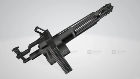 GTA VC、SA（加特林机枪）3D模型-12 - GTA  VC, SA (Minigun) 3D model-12