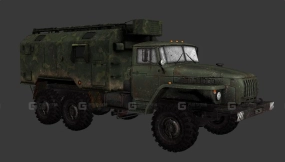 乌拉尔-4320 - Ural-4320 3D model-2