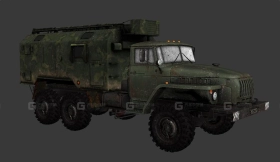 乌拉尔-4320 - Ural-4320 3D model-2