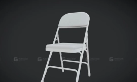 HSG 折叠椅 PBR游戏就绪 HSG - Folding Chair - PBR Game Ready