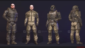 【UE】未来战士包  Futuristic Soldiers Pack