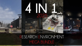 【UE】四合一模块化研究设施 2025年超级捆绑包  4 IN 1 Modular Research Facility   Mega Bundle 2025