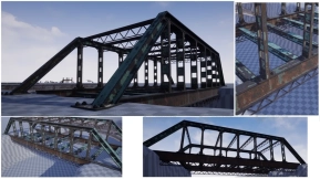 【UE】锈蚀横梁  Rusty Beams