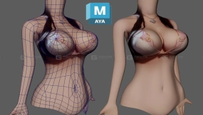 【maya 人体布线】人体如何布线？其实布线也是有技巧的，新手必看的布线教程
