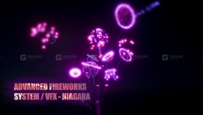 【UE】高级烟花特效  Advanced Fireworks System VFX