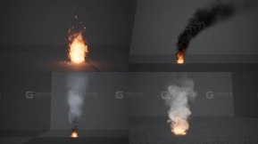 【UE】烟雾火焰特效  SmokeFireVFX