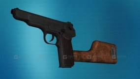 APS（斯捷奇金自动手枪） - APS (Автоматический пистолет Стечкина) 3D model-7