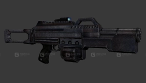 重机枪-13 - Heavy machinegun 3D model-13