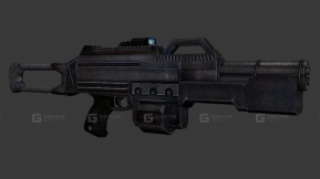 重机枪-13 - Heavy machinegun 3D model-13