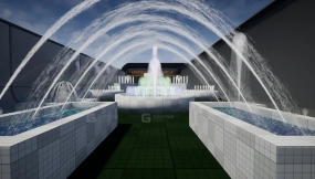 【UE】喷泉  Water Fountain