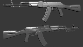 АК-74 обр. 1976 года 3D model