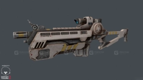 M42C瞄准步枪-13 - M42C Scoped Rifle 3D model-13