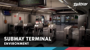 【UE】CCA地铁列车终点站  CCA Subway Train Terminal