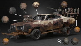 破旧汽车金属锈迹掉漆与氧化废旧钢铁材质 9 METAL AND RUST SMART MATERIALS