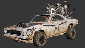 疯狂麦克斯疯狂战车 - MadMAX The Demented Chariot 3D model-40