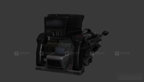 固定机枪-StationaryMG 3D model-36