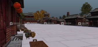 宫殿楼阁中国风建筑