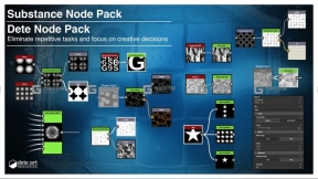 【3D Designer】节点包 Substance Node Pack | Dete Node Pack