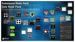 【3D Designer】节点包 Substance Node Pack | Dete Node Pack