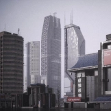 【Kitbash3D】赛博朋克风格城市楼房建筑 Mini Kit Cyberpunk