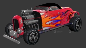 Carson Hot Rod轿跑车 - Carson Hot Rod Coupe 3D model-75