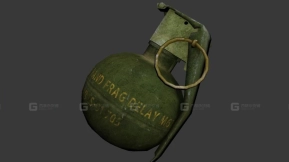 M67手榴弹3D模型-23 - M67 Grenade 3D model-23