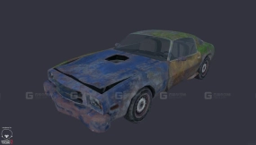 1974款庞蒂亚克Firebird“Junker” - 1974 Pontiac Firebird 'Junker' 3D model-59