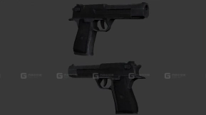 双持手枪 - Dual Wield Pistol 3D model-29