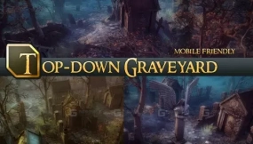 【UE】俯视角墓地  Top-Down Graveyard