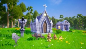 【UE】幽灵风格墓地资源包  Spooky Stylized Graveyard Pack