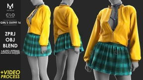 少女纯欲风百褶裙休闲上衣校服