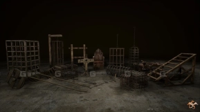 【UE】中世纪道具 刑具  Medieval Props  Instrument Torture