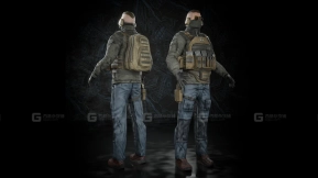 军事角色（游戏就绪）  Military Character (Gameready)