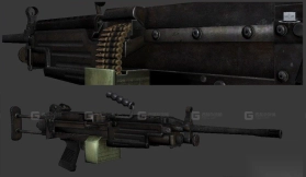 M249轻机枪-M249 from Ravaged 3D model-17