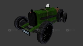 布加迪Type 35 - Bugatti Type 35 3D model-35