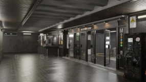 Blender地铁站3D场景模型 Blender Subway Station 3D Scene Model
